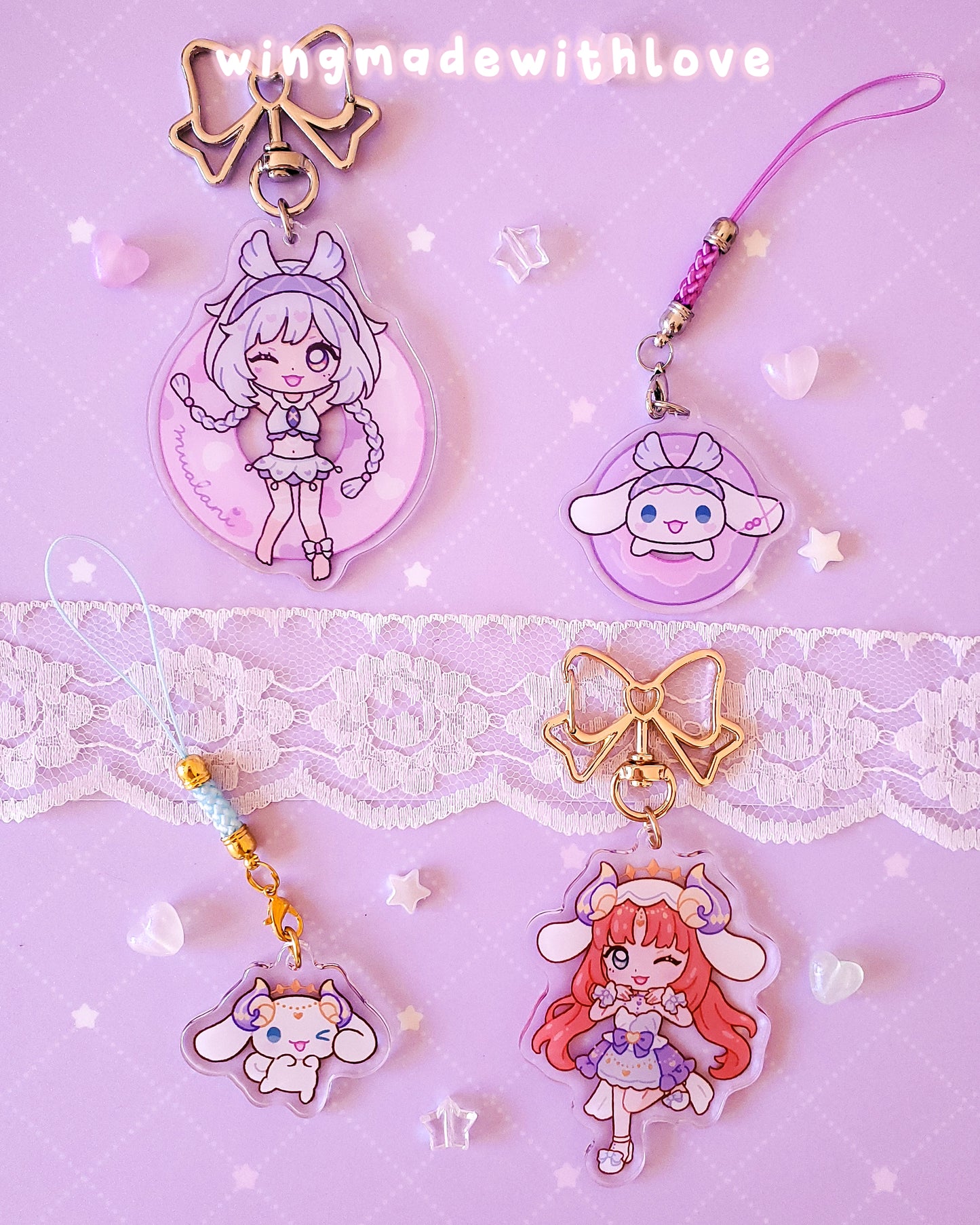Genshin Keychains & Phone Charms ♡ Mualani Nilou