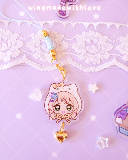Portachiavi e ciondoli per telefono Genshin ♡ Lynette & Kirara