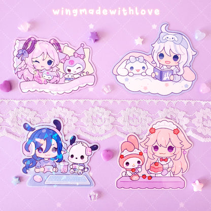 Adesivi Genshin ♡ Citlali Furina Clorinde Yae Miko