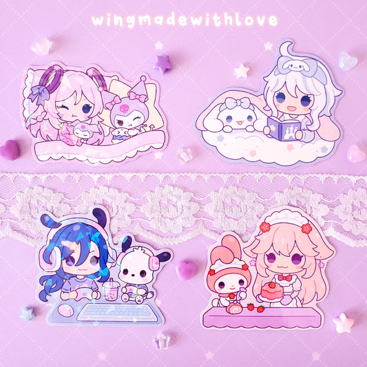 Adesivi Genshin ♡ Citlali Furina Clorinde Yae Miko