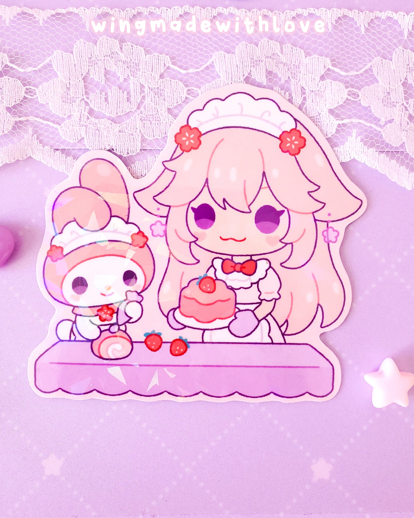 Adesivi Genshin ♡ Citlali Furina Clorinde Yae Miko