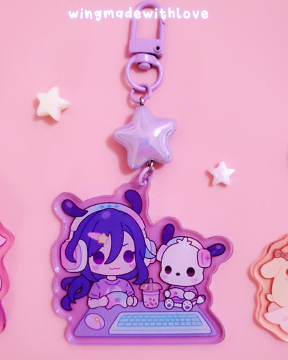 Genshin Keychains ♡ Citlali Furina Kokomi Raiden Yae Clorinde Navia Ayaka