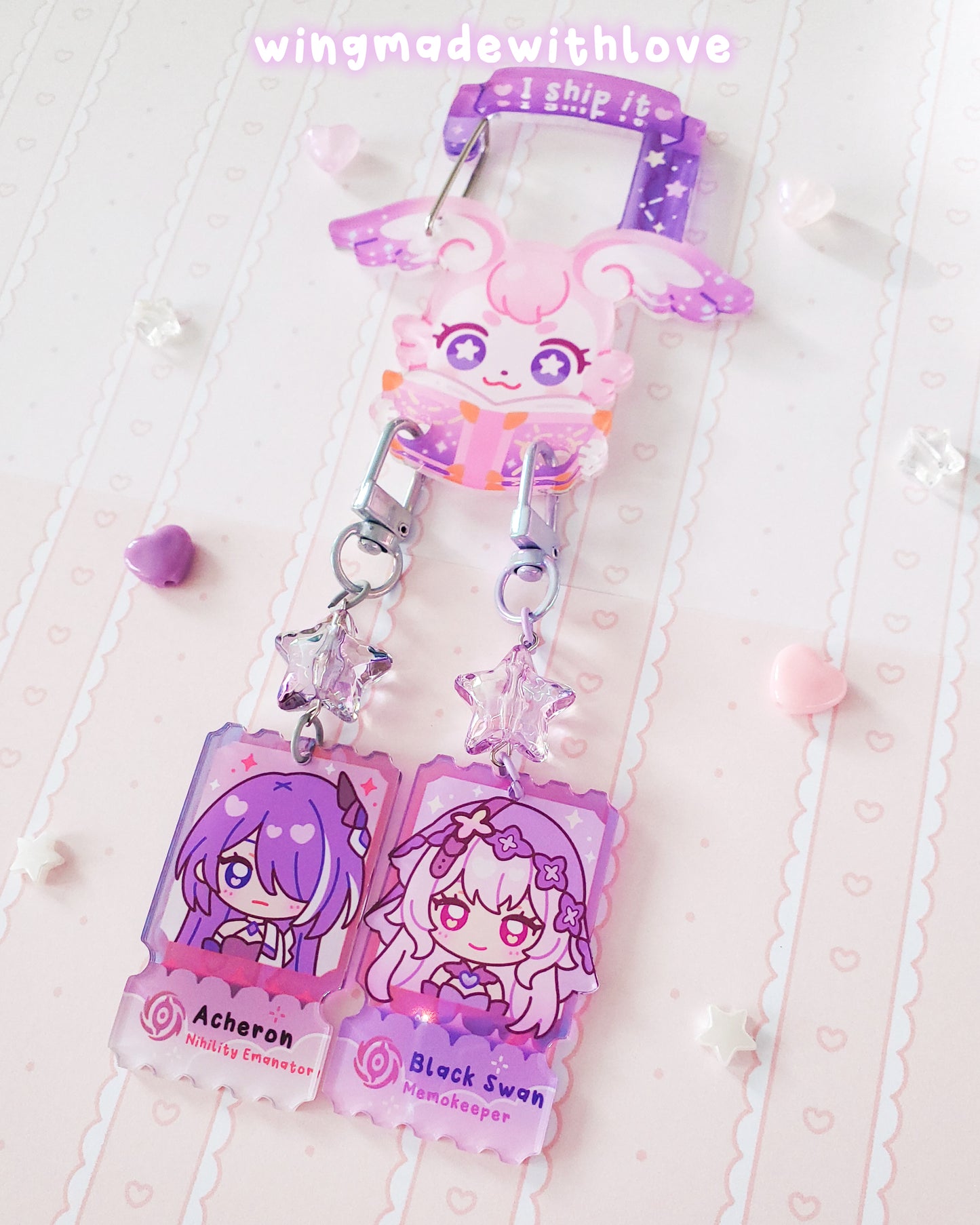 Honkai Star Rail Carabiner ♡ Mem