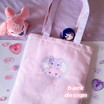 PRE-ORDER Genshin Tote Bag ♡ Eimiko Raiden Yae Miko