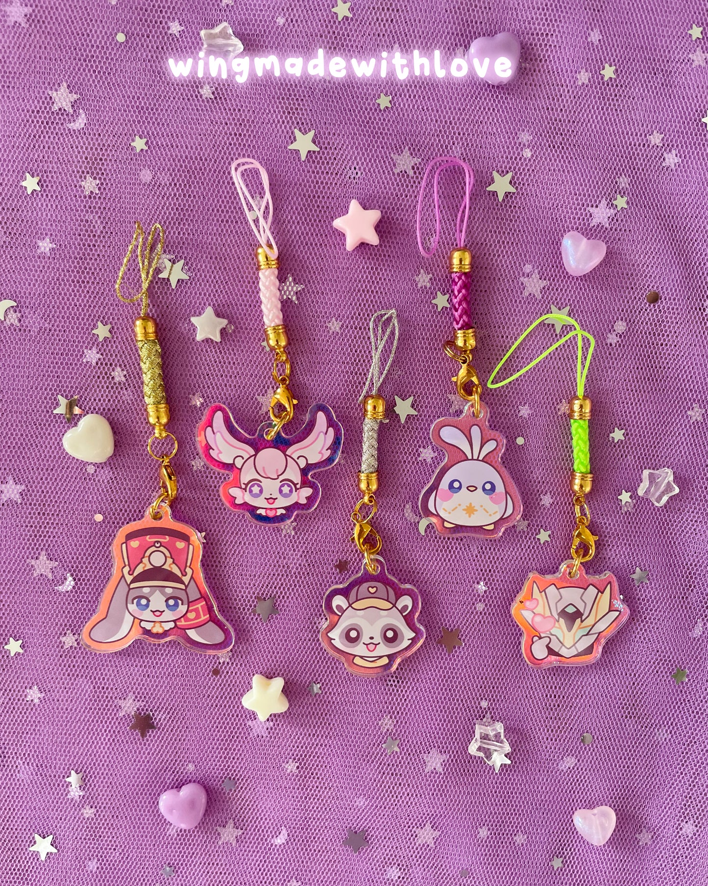 Honkai Star Rail ♡ Holographic Charms