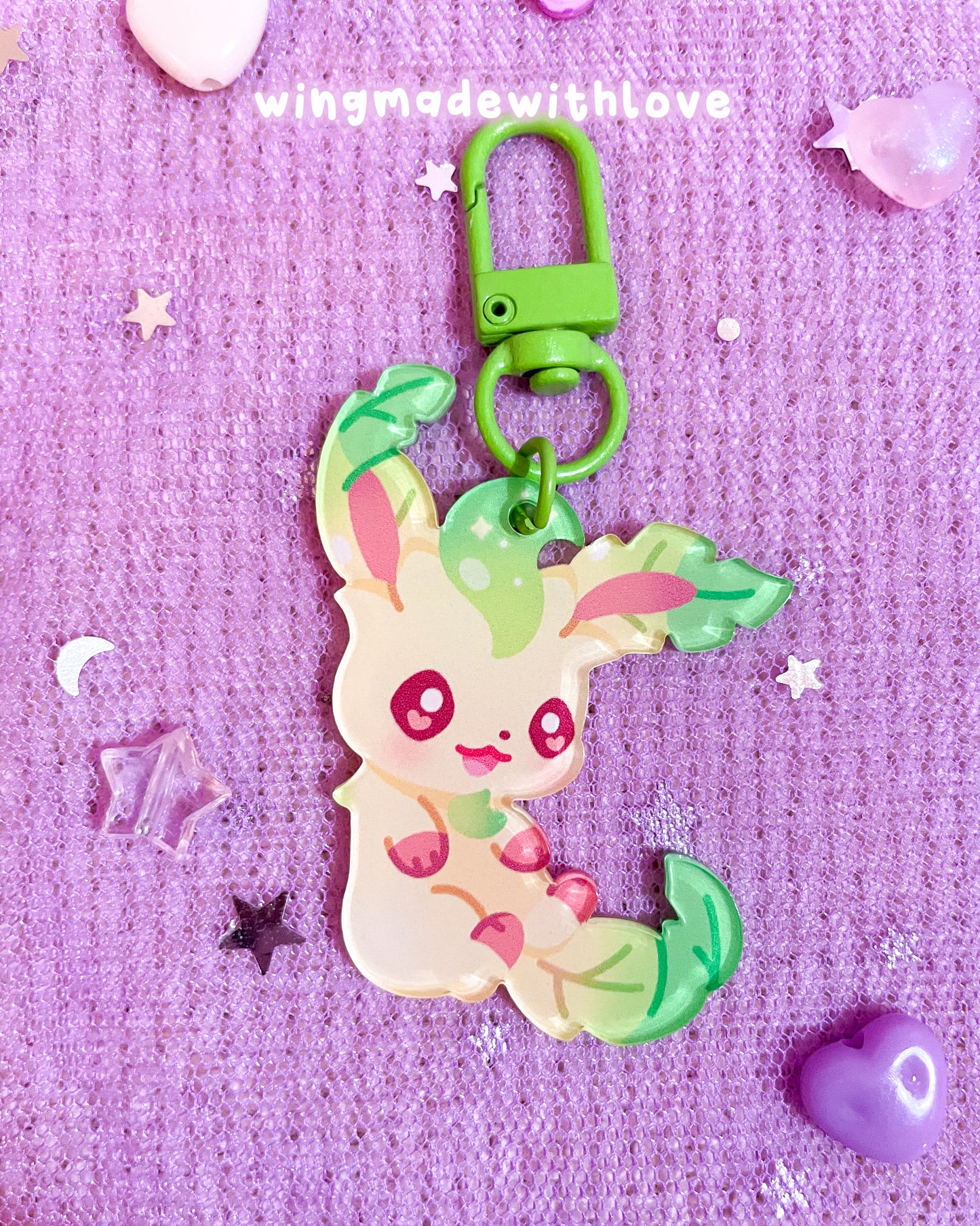 Fanart Keychains ♡ Elemental Fox Kitsune
