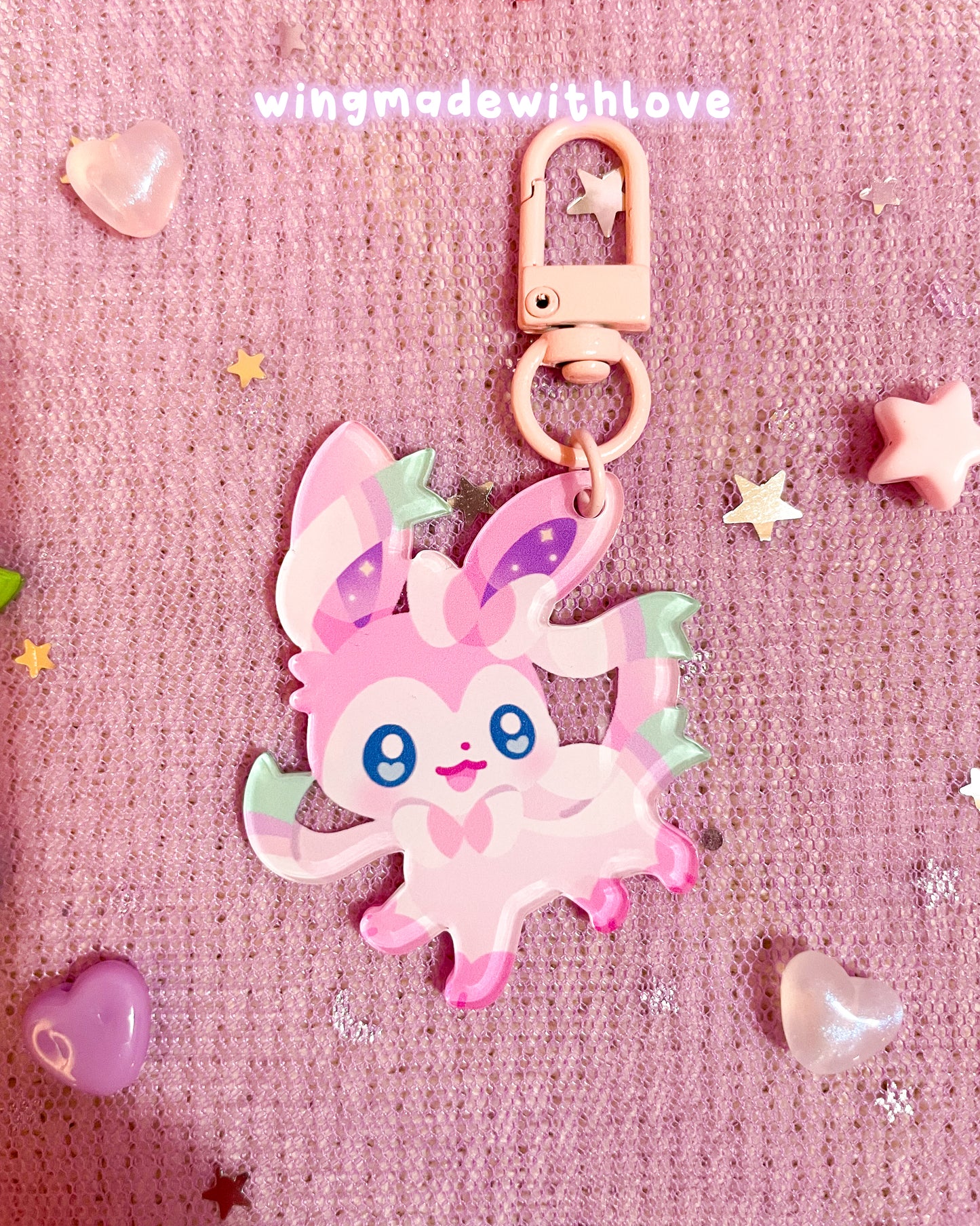 Fanart Keychains ♡ Elemental Fox Kitsune