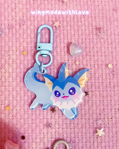 Fanart Keychains ♡ Elemental Fox Kitsune