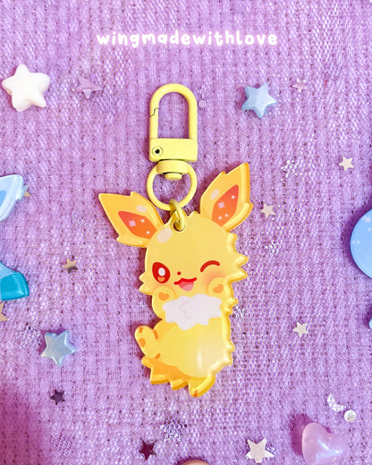 Fanart Keychains ♡ Elemental Fox Kitsune