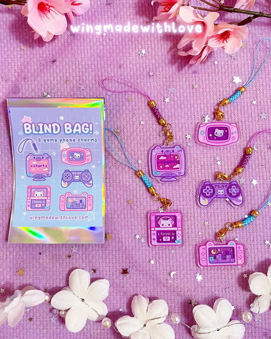 OC Blind Bag Phone Charm ♡ Retro Consoles