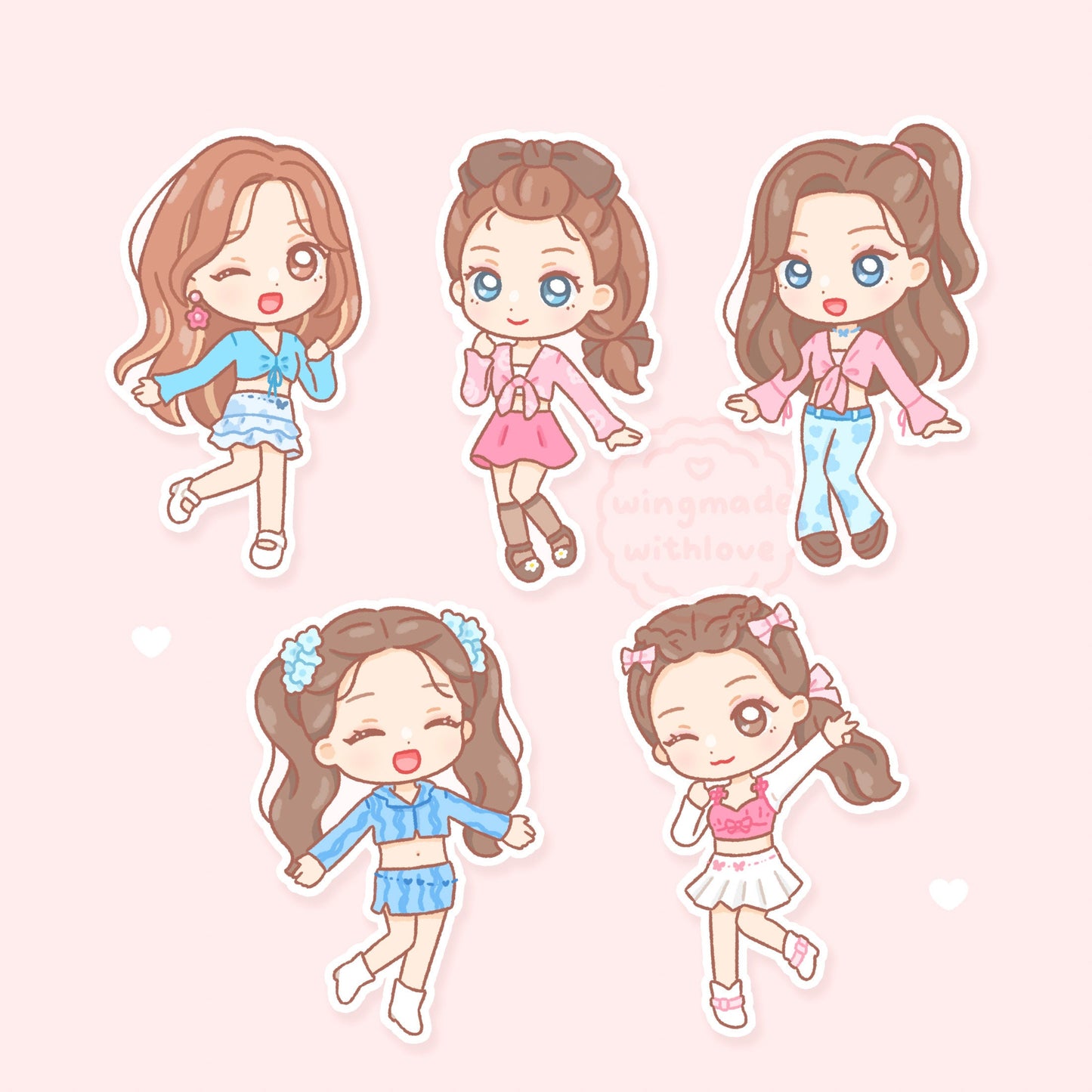 Fanart Stickers Pack ♡ Red Velvet