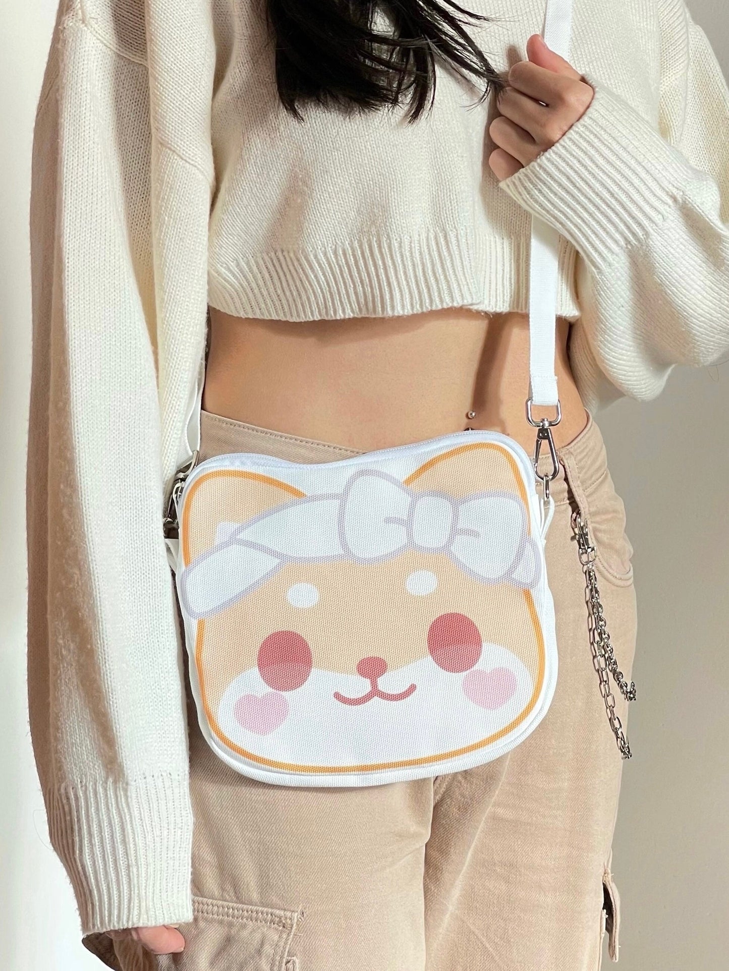 PRE-ORDER Genshin Crossbody Bag ♡ Taroumaru (ETA Feb - Mar '25)