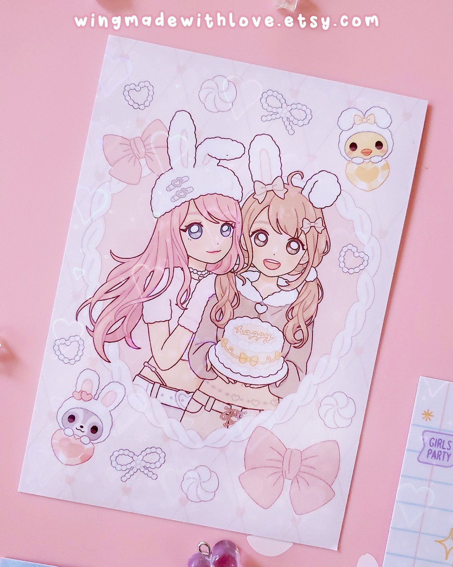 Stampa OC ♡ Coppia di ragazze