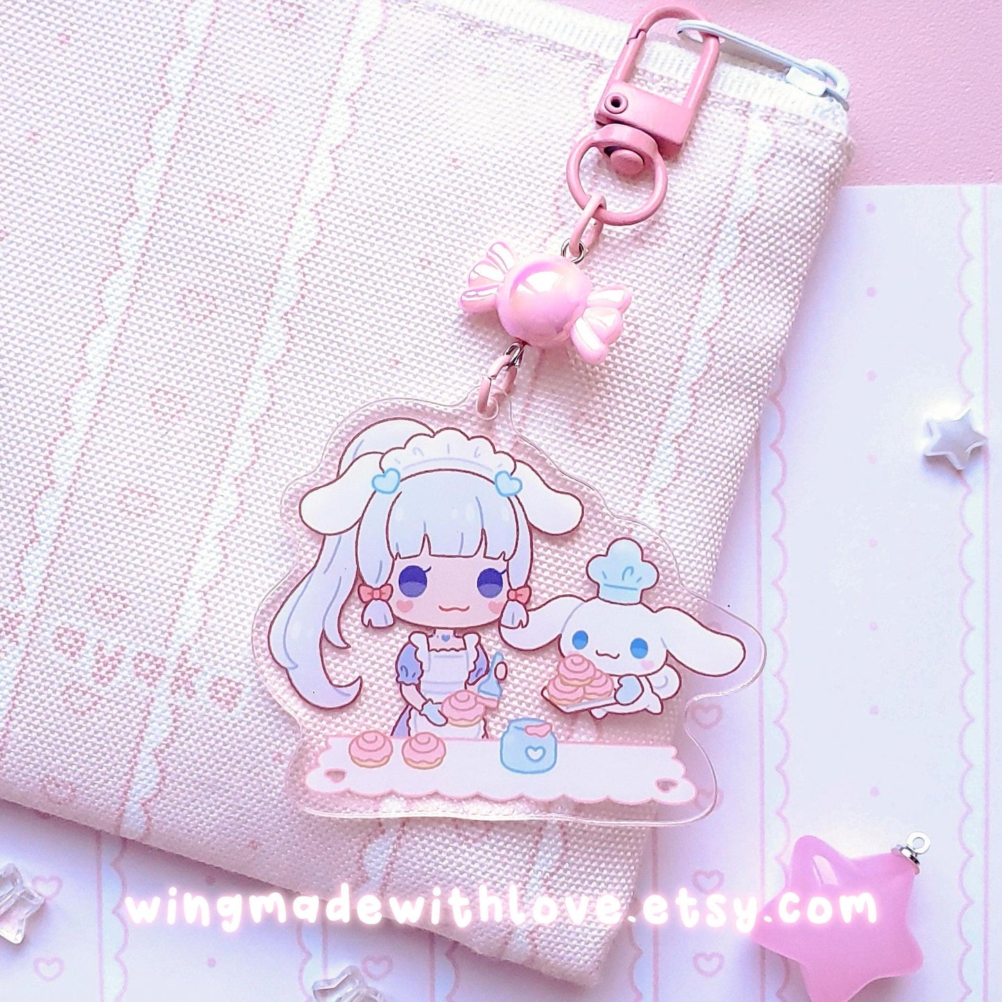 Genshin Keychains ♡ Citlali Furina Kokomi Raiden Yae Clorinde Navia Ayaka