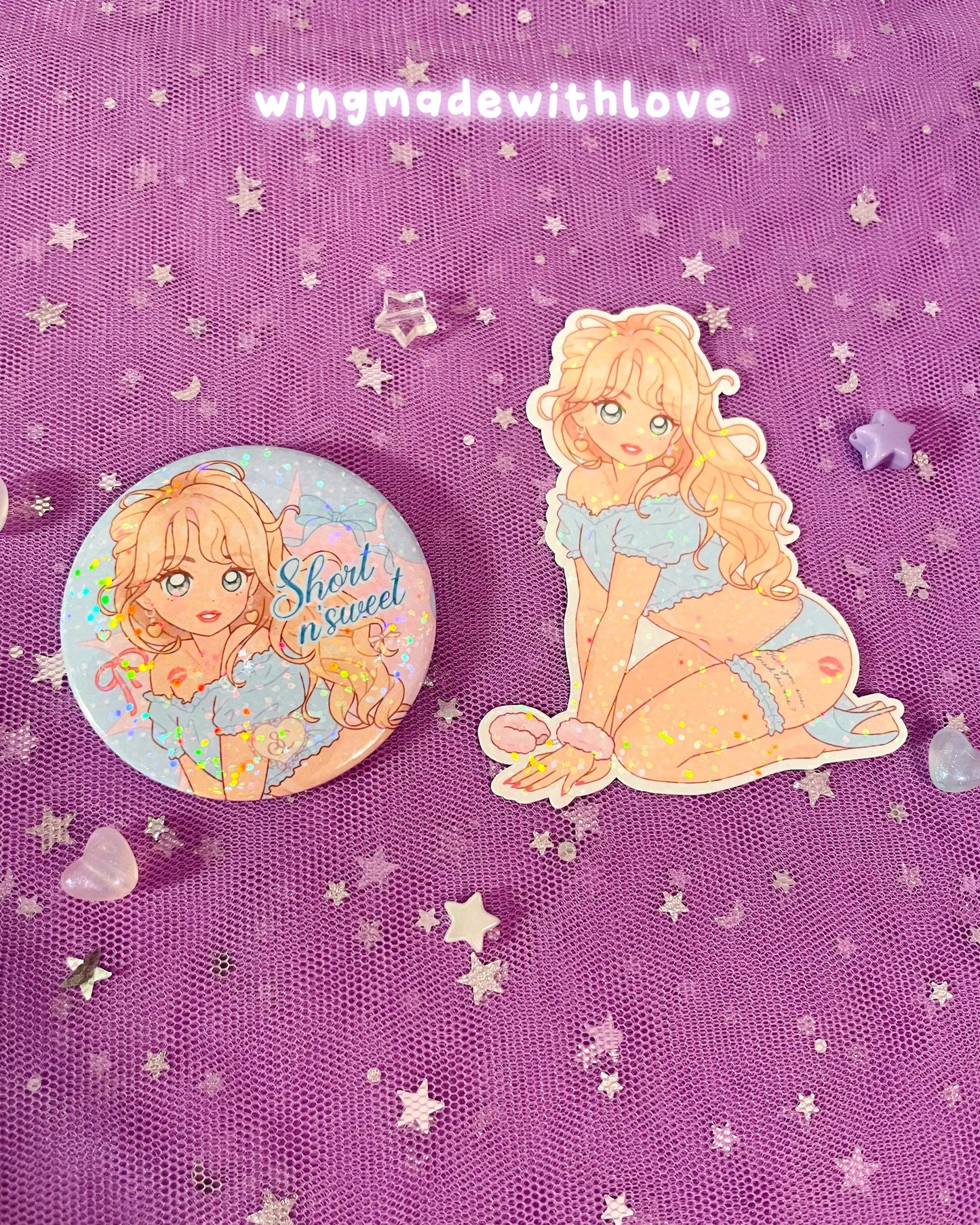 Fanart Pin & Sticker ♡ Sabrina