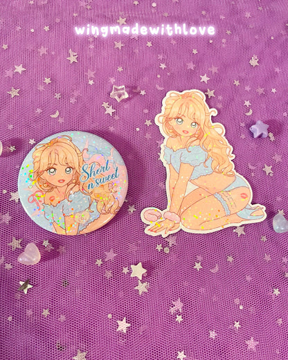 Fanart Pin & Sticker ♡ Sabrina