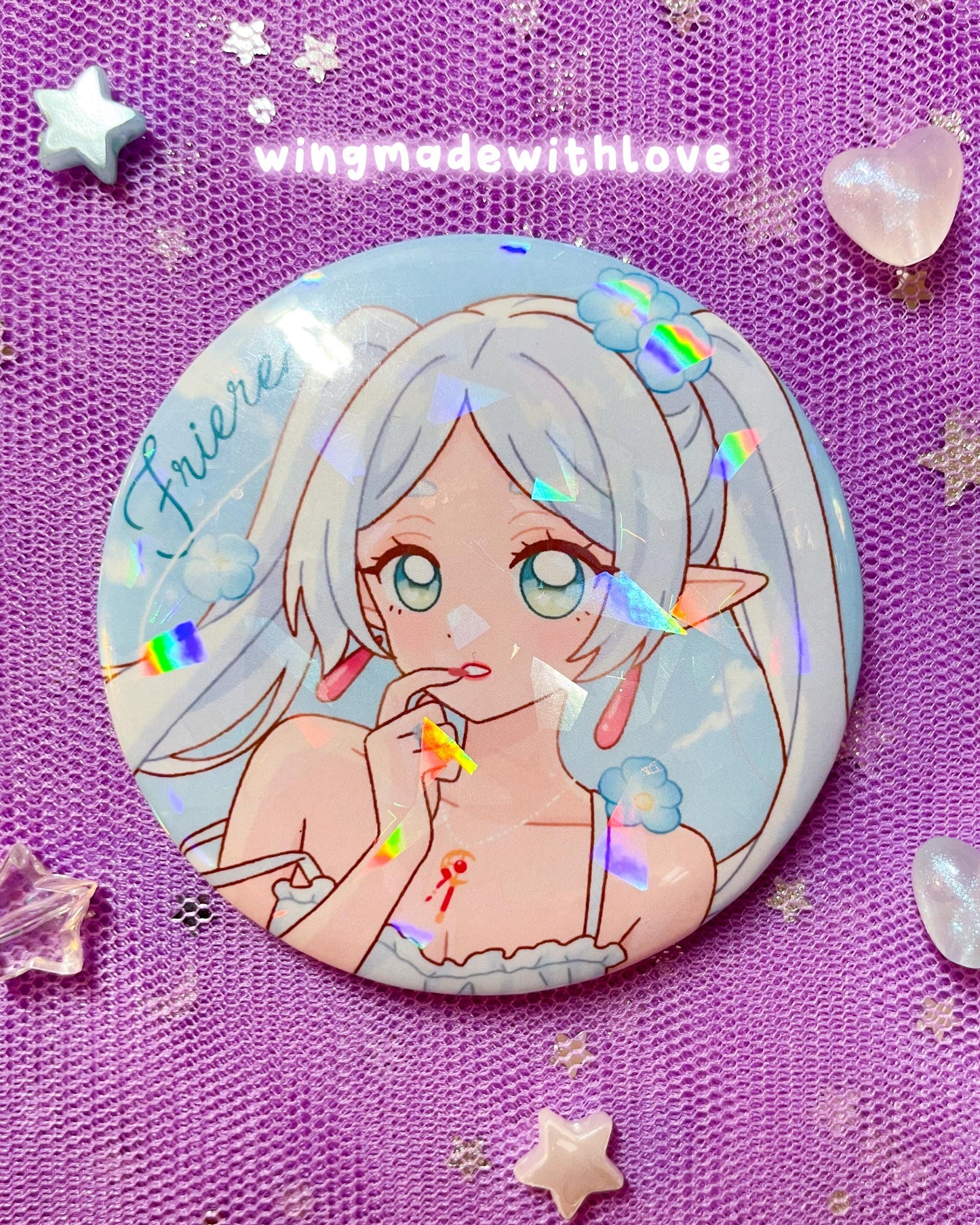 Fanart Pin & Sticker ♡ Frieren