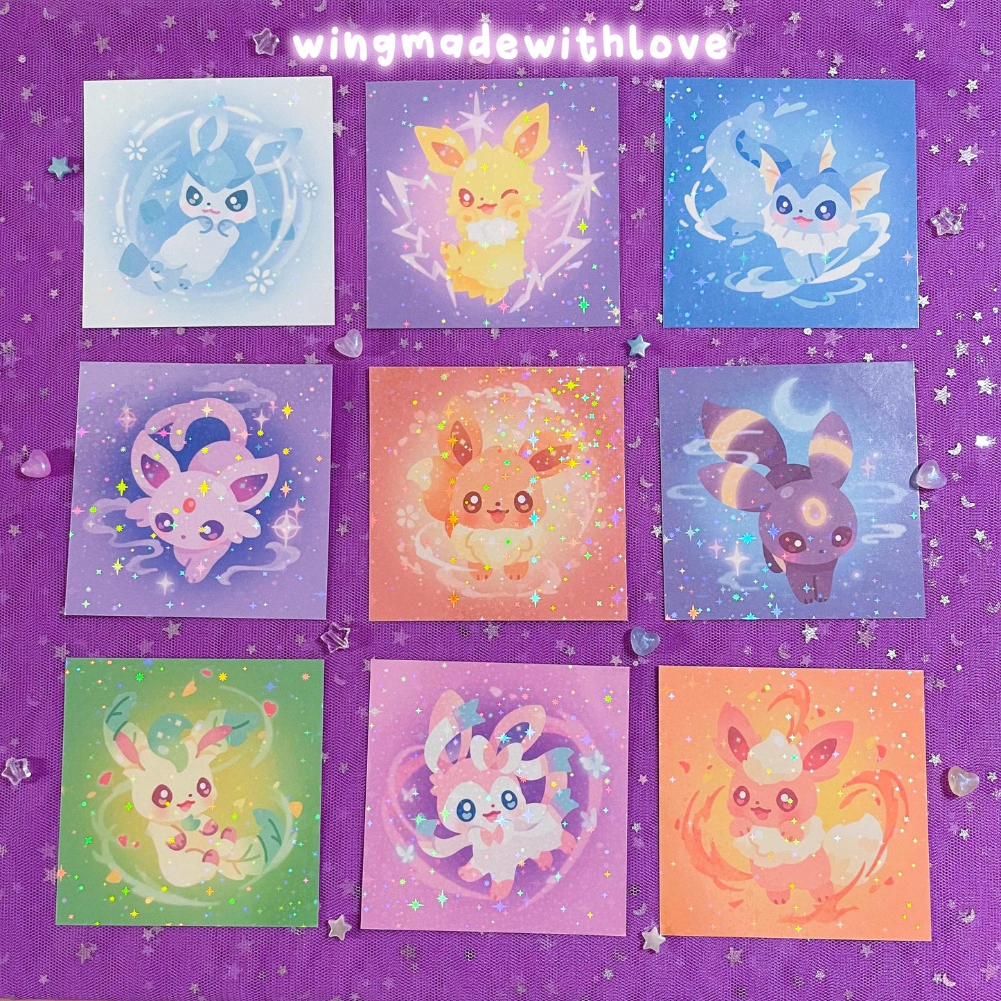 Fanart Prints ♡ Elemental Fox Kitsune