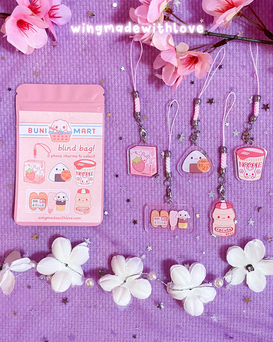 OC Blind Bag Phone Charm ♡ Japanese Snacks