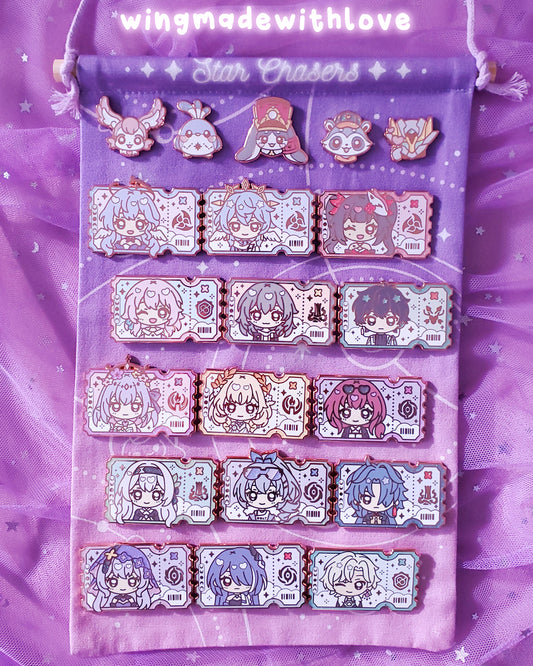 Honkai Star Rail ♡ Enamel Pins