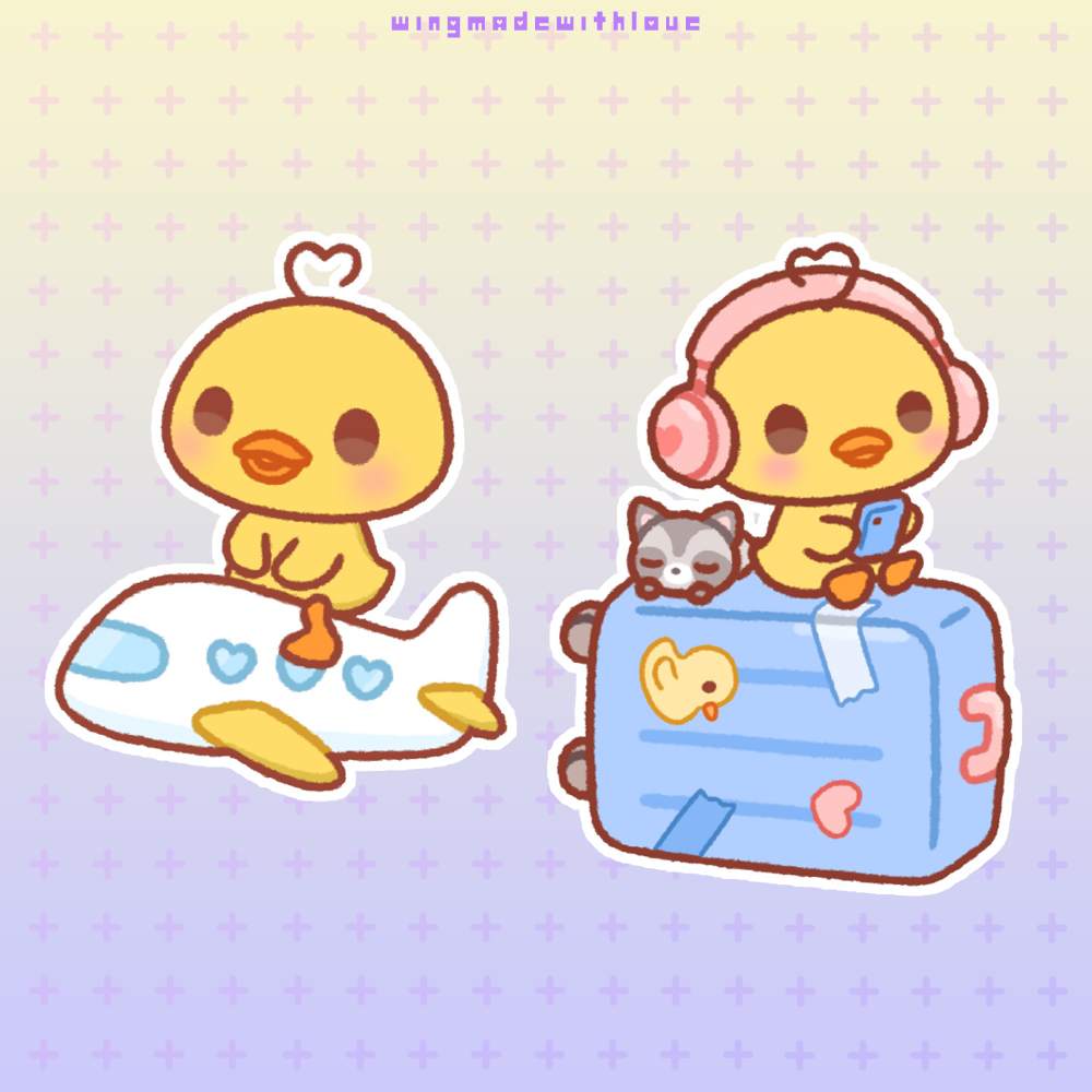 OC Stickers ♡ Travel Ducks